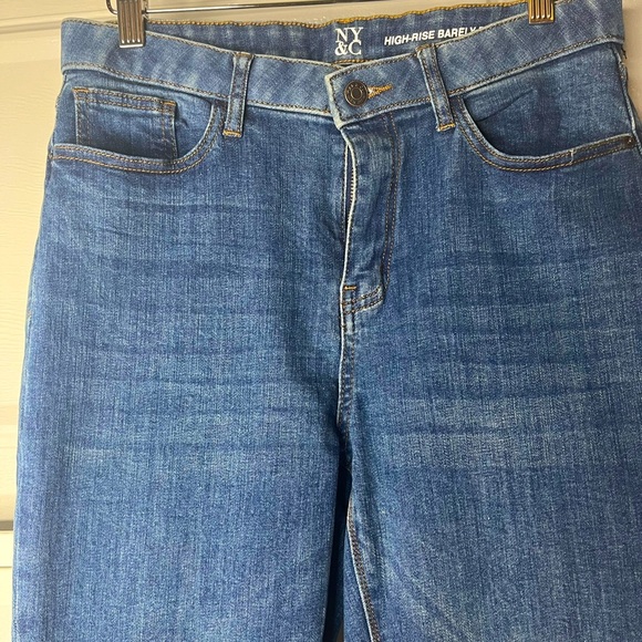 Women's NY&C High-rise Barely Bootcut Jeans Sz10 - Picture 2 of 11
